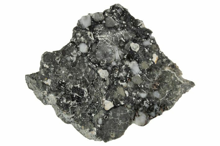 Polished Lunar Meteorite ( g) Slice - Adrar #355994